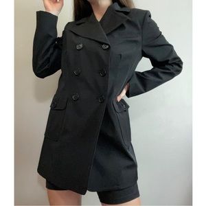 Ann Taylor Black Blazer Style Coat